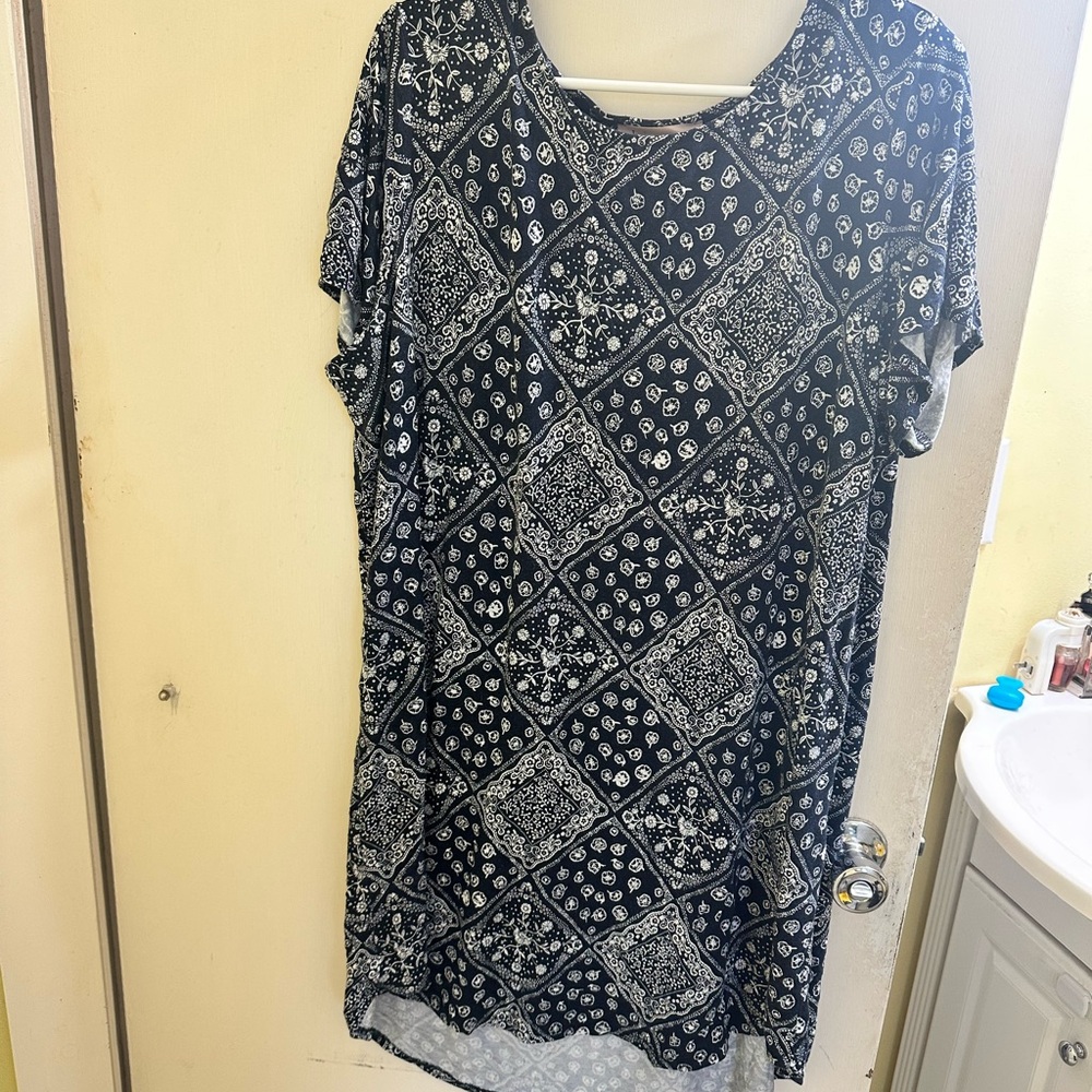 size lg daily ritual dress and size 1x Philosophy dress